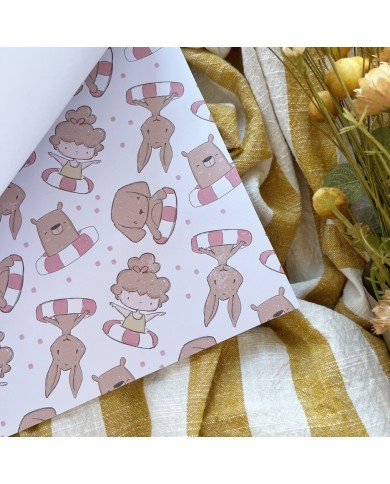 Bloc de 36 papeles Playa o piscina Aluacid