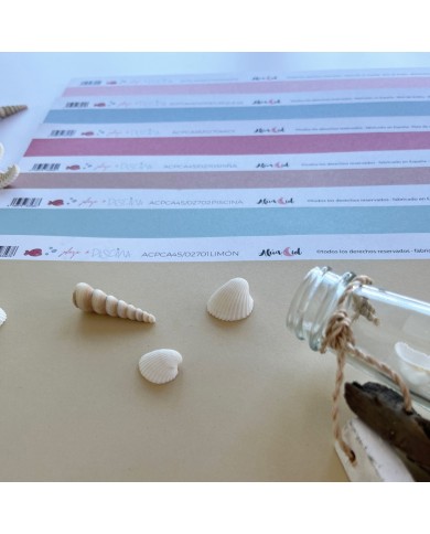 Cartulina básica  32 x 45 cm Limón, de Playa o piscina