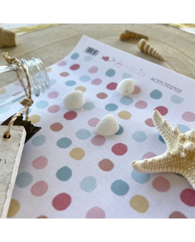 Tela de encuadernar Topitos de verano, 32x45cm Aluacid