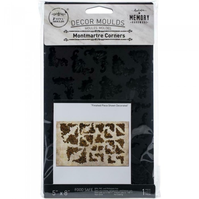 Molde de Silicona REDESIGN DÉCOR MOULDS® 5″X8″ – Montmartre Corners