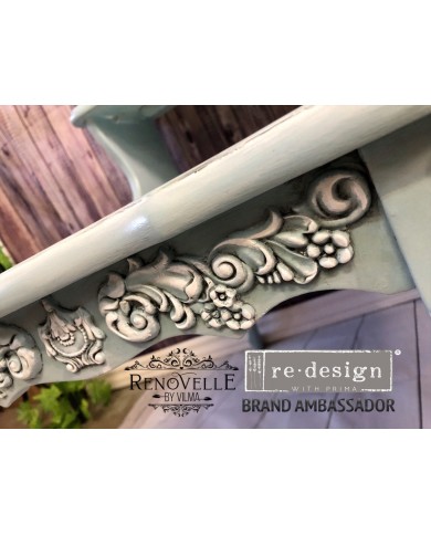 Moldes de Silicona REDESIGN DÉCOR MOULDS® 5″X8″ – Groenville Creat