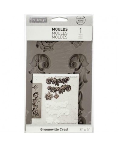 Moldes de Silicona REDESIGN DÉCOR MOULDS® 5″X8″ – Groenville Creat