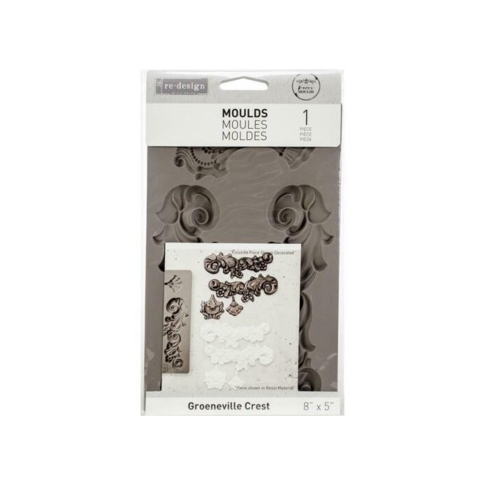 Moldes de Silicona REDESIGN DÉCOR MOULDS® 5″X8″ – Groenville Creat