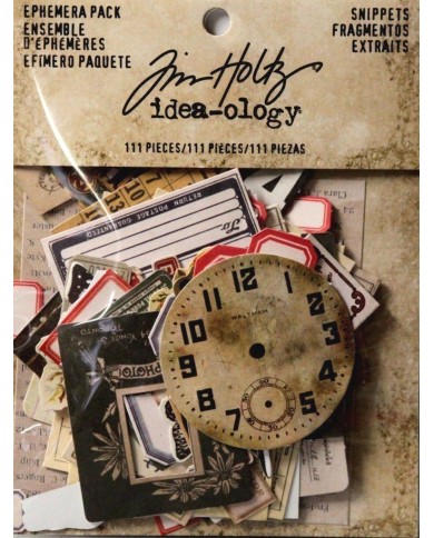 Recortables troquelados Tim Holtz Ephemeras retro 63 piezas TH93115