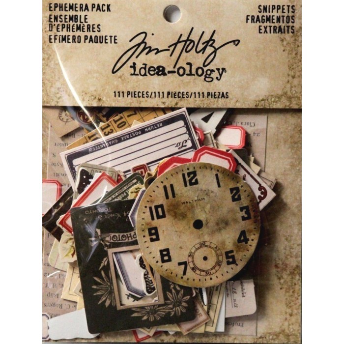 Recortables troquelados Tim Holtz Ephemeras retro 63 piezas TH93115