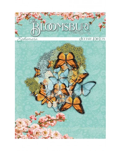 Diecuts o recrtables de acetato con Foil "THE BLOOMSBURY" Alberto Juarez