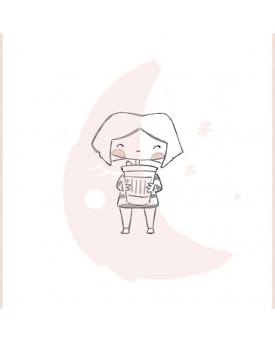 Panel de tela Cafe lover de LQY+Q Aluacid