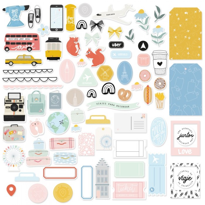 Die cuts Aventura En la ciudad Mintopia