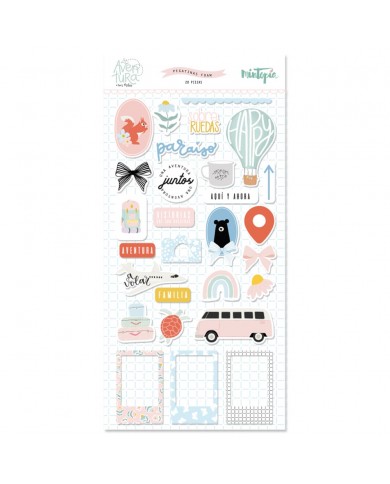 Pegatinas foam Aventura Mintopia