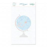 Troquel Globo Mundo Aventura Mintopia