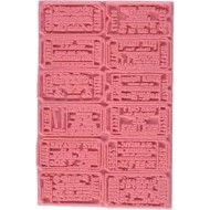 Tim Holtz Cling Stamp TICKETS 2.5"X3.5"