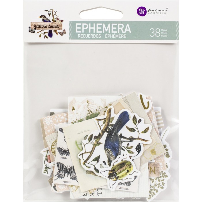 Recortables o Ephemeras Prima Marketing nature lover 651619