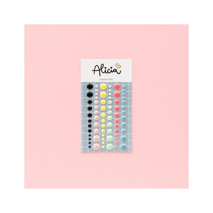Enamel dots "ALICIA" «ALICIA» BY SAMI GARRA