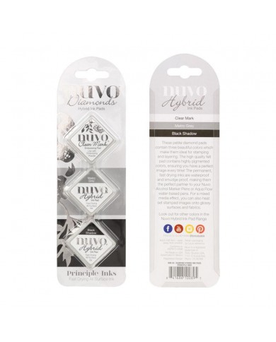 Tinta Nuvo Diamonds - Principle inks (Pack de 3)