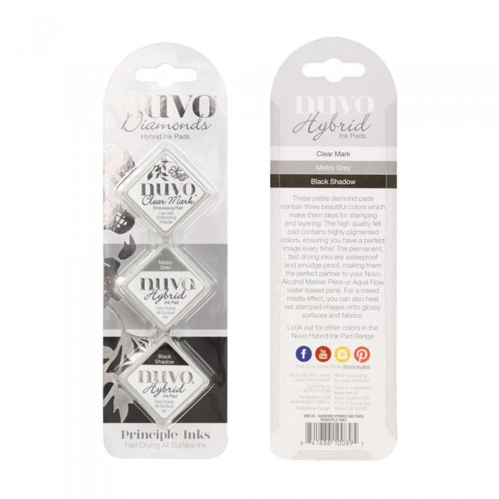 Tinta Nuvo Diamonds - Principle inks (Pack de 3)