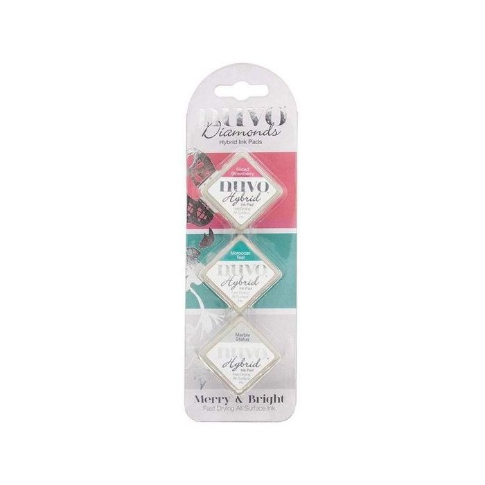 Tinta Nuvo Diamonds - Merry and Bright (Pack de 3)