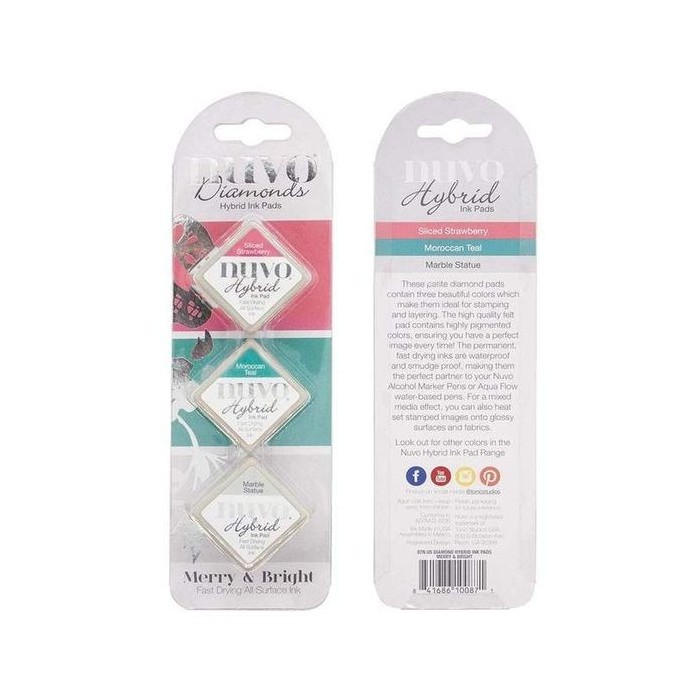Tinta Nuvo Diamonds - Merry and Bright (Pack de 3)
