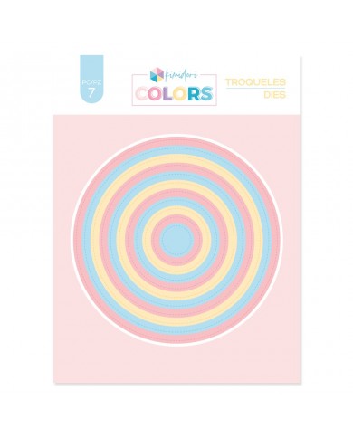 Troqueles Kimidori Colors Círculos Costura