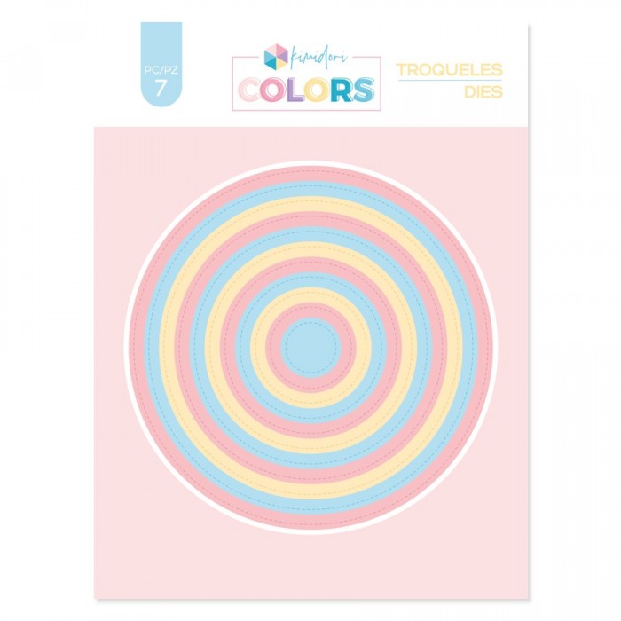 Troqueles Kimidori Colors Círculos Costura