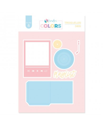 Troqueles Kimidori Colors Disco de vinilo