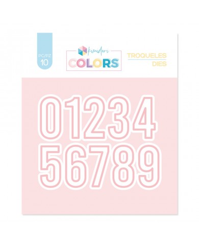 Troqueles Kimidori Colors Números TRAZO