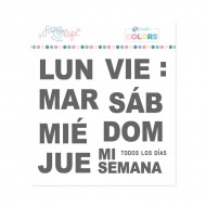 Sello Scrap Your Life Días de la semana