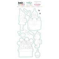 Sello y troquel coordinado Cumpleaños Back to Basics VVMT018021