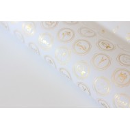 Vellum 12x12 Lacres foil dorado VVMT009007