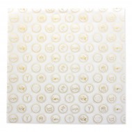 Vellum 12x12 Lacres foil dorado VVMT009007