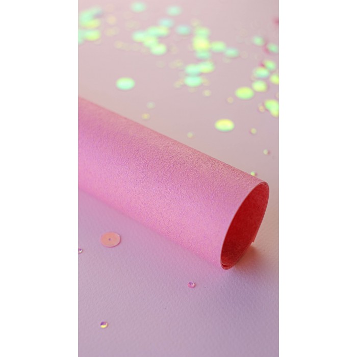 Papel encuadernación Glitter Rosa