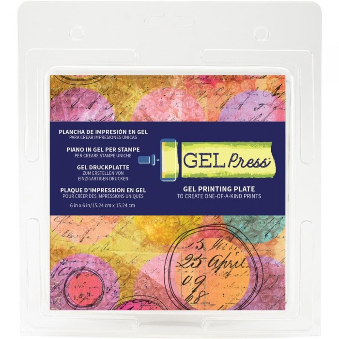 Gel Press Gel Plate 15x15cmts