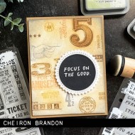 Tim Holtz Cling Rubber Stamps ECCENTRIC CMS448