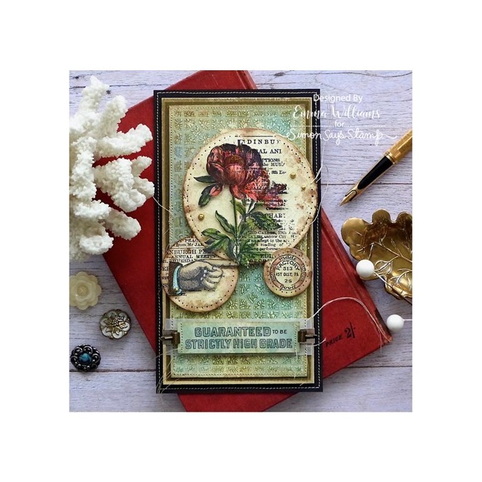 Tim Holtz Cling Rubber Stamps ECCENTRIC CMS448