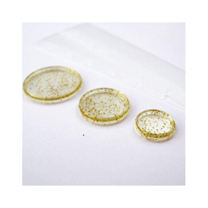 Disco para encuadernar Grande (45mm) Purpurina x 6 unidades