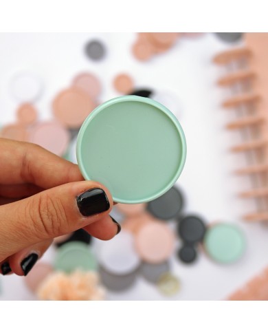 Disco para encuadernar Grande (45mm) Menta x 6 unidades
