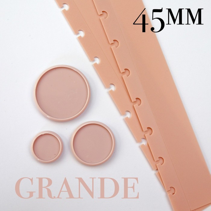 Disco para encuadernar Grande (45mm) Rosa x 6 unidades