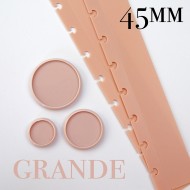Disco para encuadernar Grande (45mm) Rosa x 6 unidades