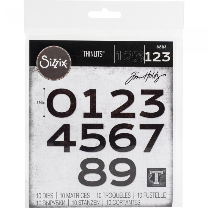 Sizzix Thinlits Dies By Tim Holtz 10/Pkg 665367