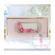 Troquel Rectangular DressMyCraft Scalloped Rectangle Frame