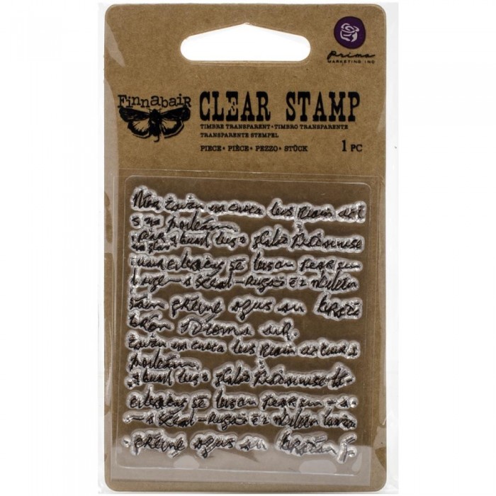 Sello Finnabair Clear Stamp Messy