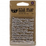 Sello Finnabair Clear Stamp Messy