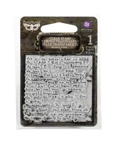 Sello Finnabair Clear Stamp Secret Notes