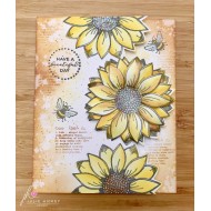 Sello Sunflower Bee -JH1019