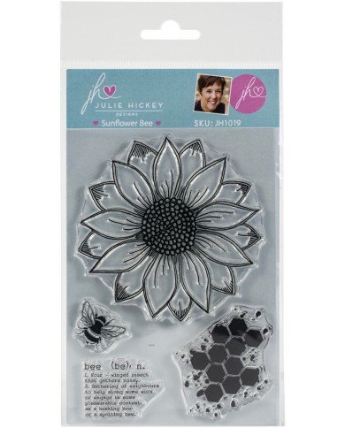 Sello Sunflower Bee -JH1019