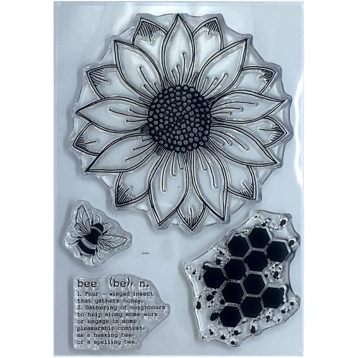 Sello Sunflower Bee -JH1019