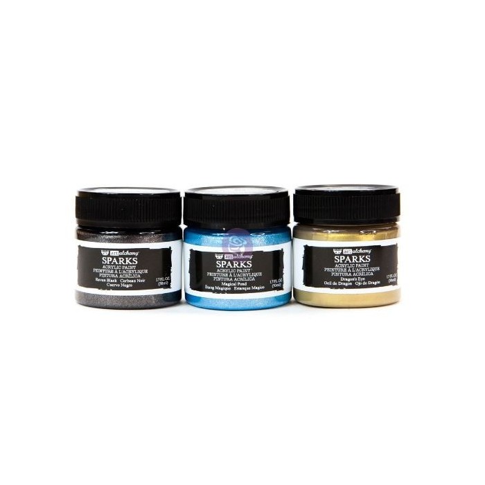 ART ALCHEMY-SPARKS MASQUERADE  SET OF 3