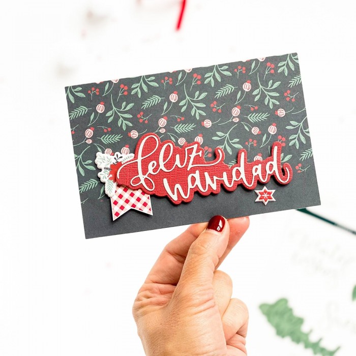 Troquel Feliz Navidad Winter Whishes