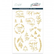 Transferibles Rub·On con Foil Winter Wishes