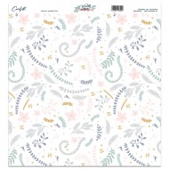 Vellum Ponsettias 12"x12" Winter Wishes