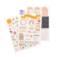 Jen Hadfield Reaching Out Sticker Book W/Gold Foil Accents 210/Pkg 34005572